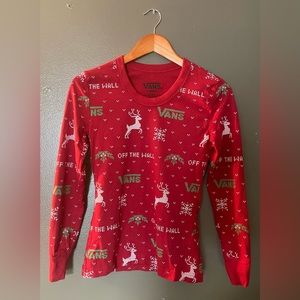 Christmas Vans Pajamas Matching Top and Bottom